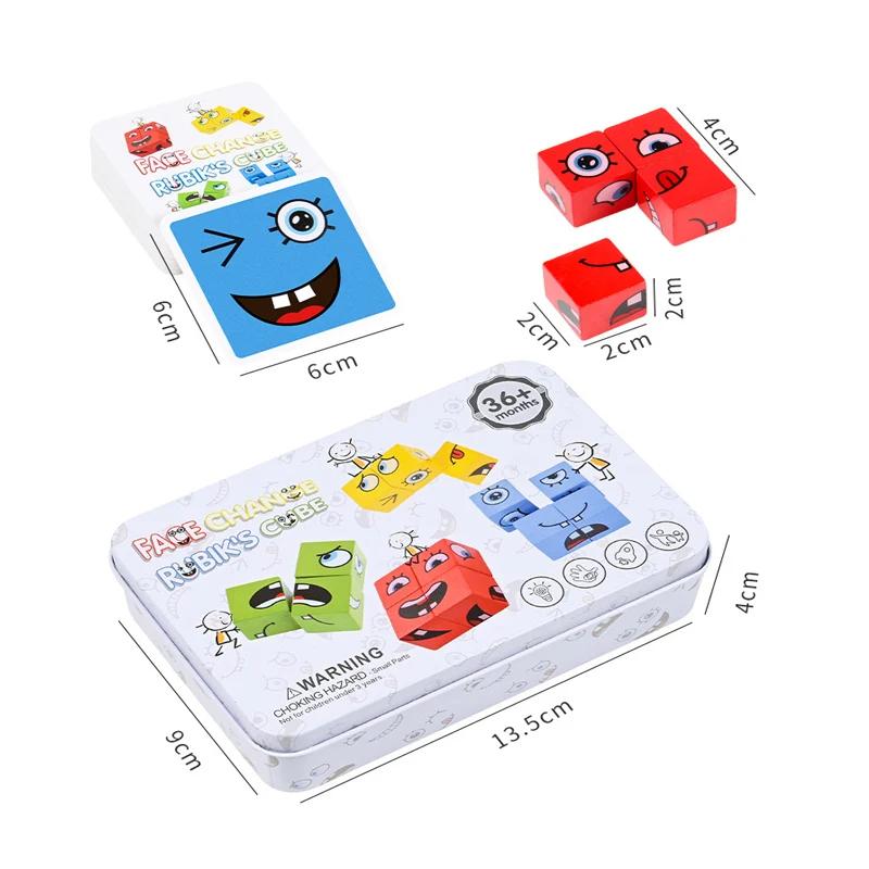 Face Changing Building Blocks Board Game-StudiaBank