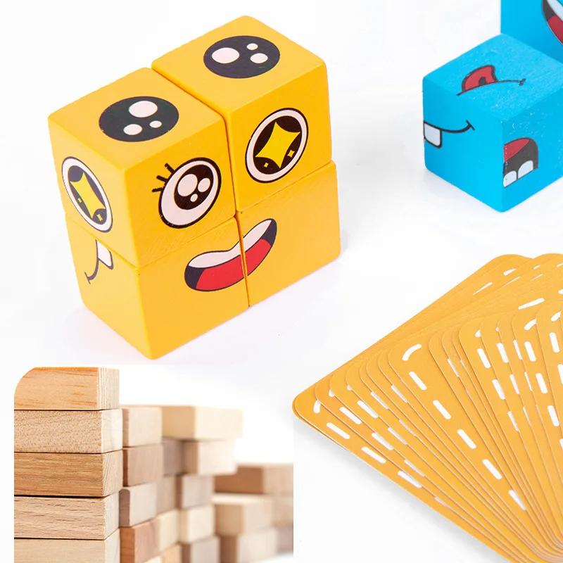 Face Changing Building Blocks Board Game-StudiaBank